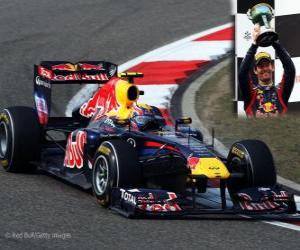 Puzzle Mark Webber - Red Bull - Σαγκάη της Κίνας Grand Prix (2011) (3η θέση)